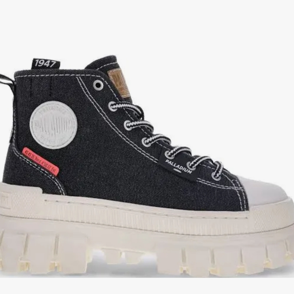 Palladium Revolt Hi Denim Boots Like New